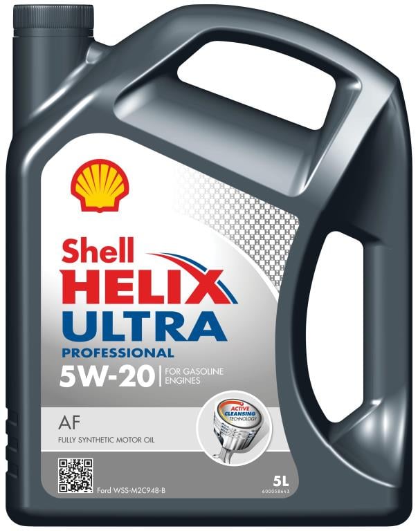 Huile moteur SHELL HELIX ULTRA PROFESSIONAL AF 5W-20 5L - ref. 550056802
